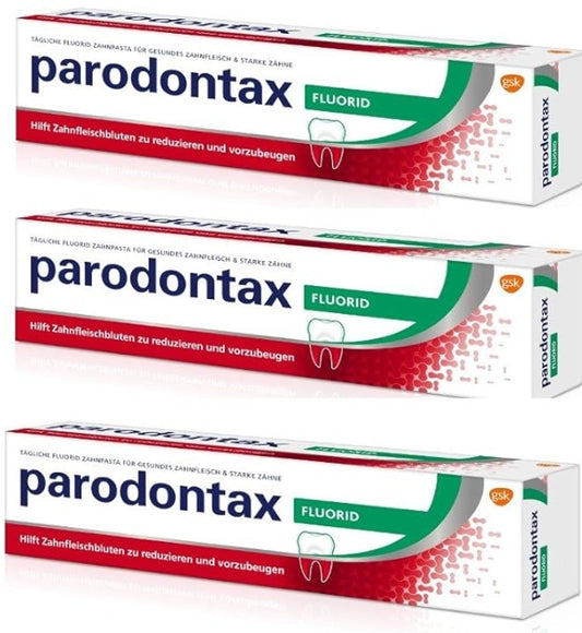 parodontax Fluoride Toothpaste 75ml, Pack of 3 (3X 75ml)